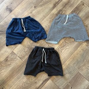 3 pair FIGGE size 5 Toddler boy shorts, one pair with pockets